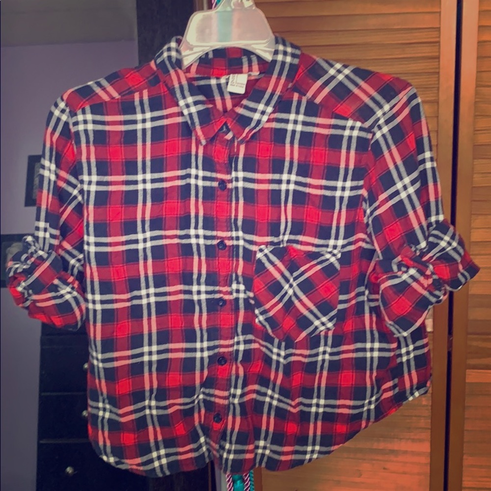 Plaid Crop Top